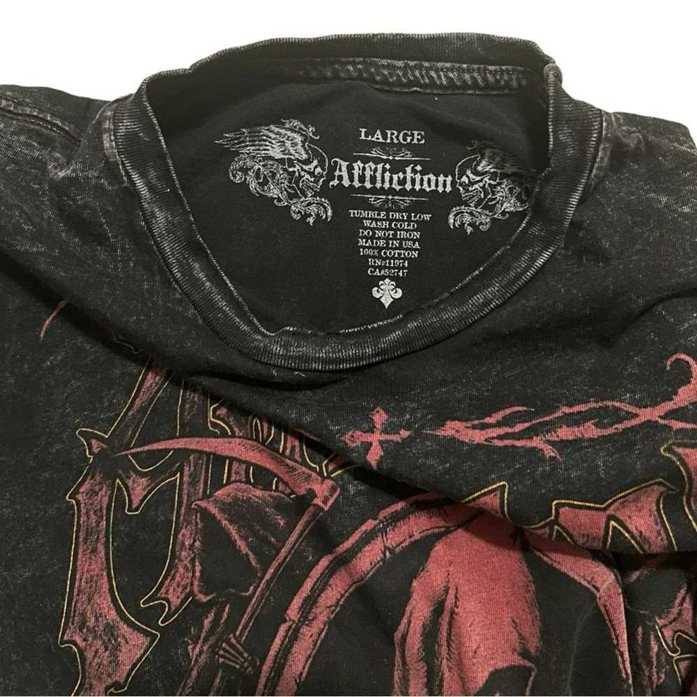 Affliction Affliction Y2K Rare Grim Reaper Denim … - image 6