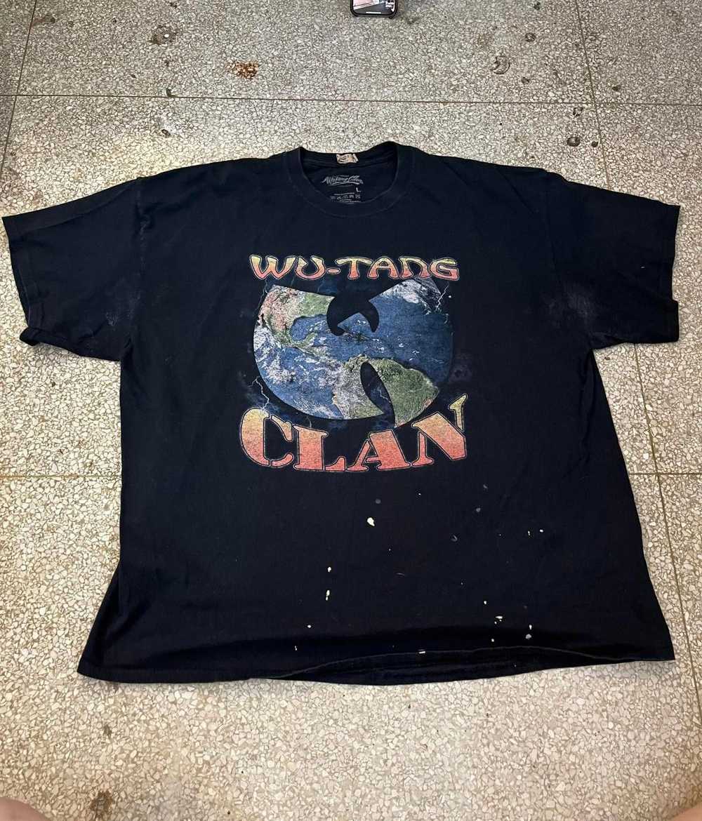 Designer Wu-Tang Clan PreOwned Large Band TShirt - image 2