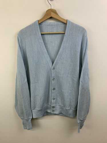 Cardigan × Streetwear Vintage 1990s Sky Blue Knit 