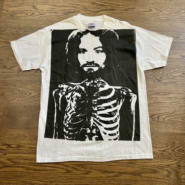 Vintage Charles Manson newest Mona Lisa Parody Shirt