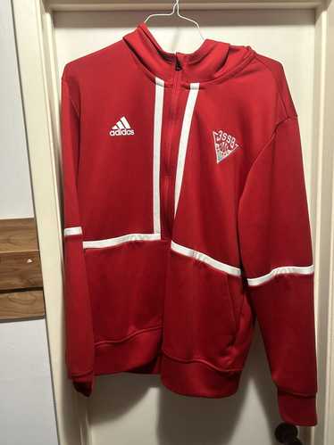 Adidas Adidas 3SSB Red Basketball Hoodie Sweatshir