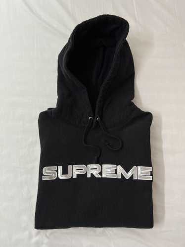 Supreme Sequin Logo Hoodie - Gem