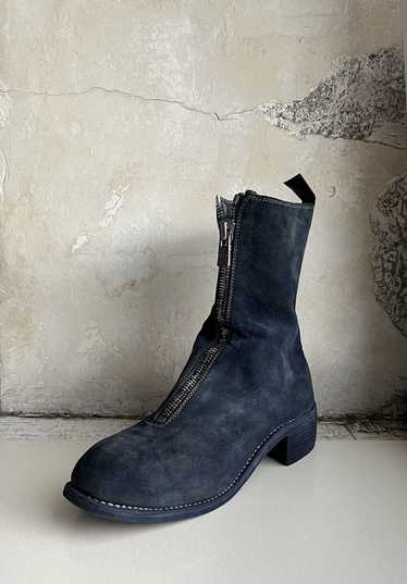 Guidi PL2 Horse Reverse Dark Blue Zip Boots