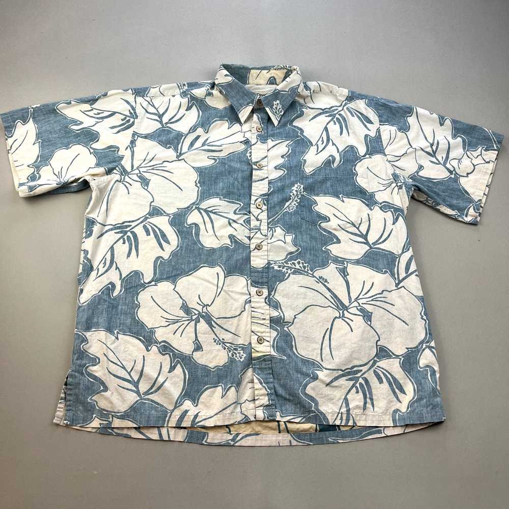 Hawaiian Shirt Cooke Street Hawaiian Shirt XL Blu… - image 1