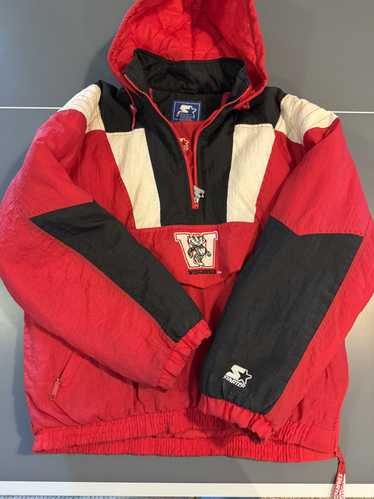 Starter Vintage 90s Wisconsin Badger Starter Jacke