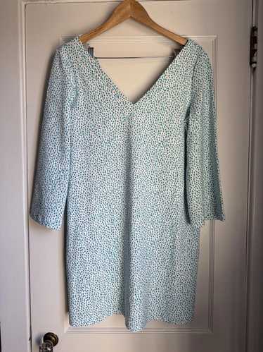 Designer Persifor Brie Speckled Turchese Dress