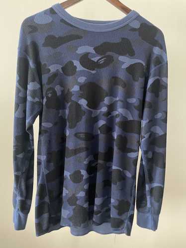 Bape A Bathing Ape Navy Thermal