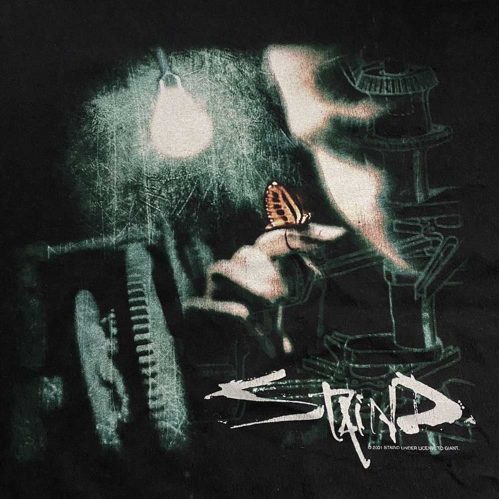 Band Tees × Rare × Vintage Vintage 2001 Staind - … - image 2