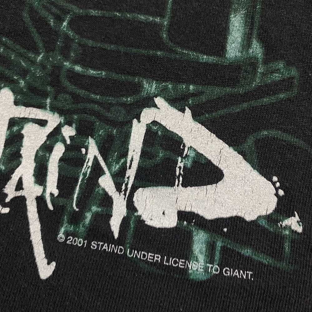 Band Tees × Rare × Vintage Vintage 2001 Staind - … - image 3