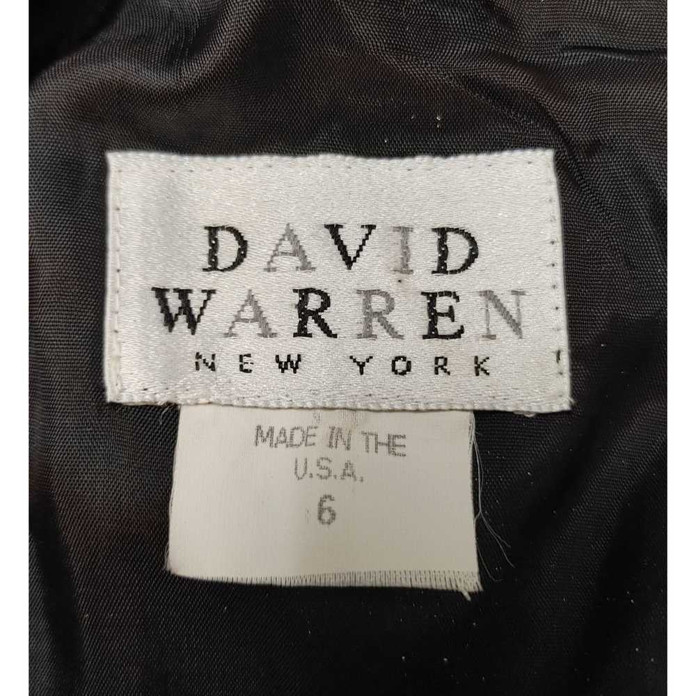 Other DAVID WARREN Womens 6 Black Polka Dot Faux … - image 4