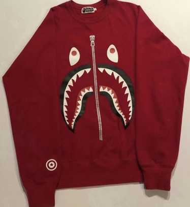 Bape Bape shark crew neck sweatshirt