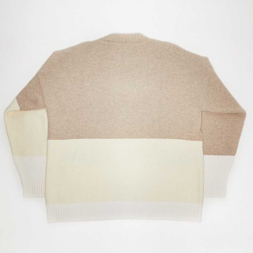 Off-White OFF-WHITE COLOUR BLOCK KNITTED CREWNECK… - image 2