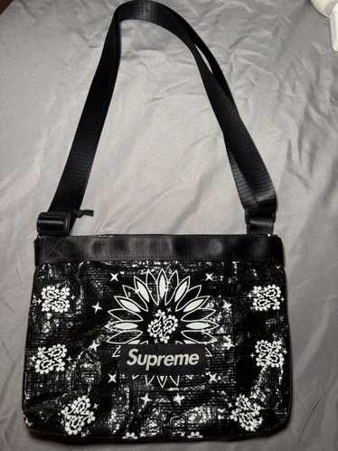 Streetwear Supreme Bandana Tarp Side Bag