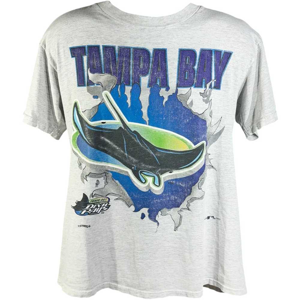 Nutmeg Vintage Nutmeg Tampa Bay Devil Rays MLB Tee - image 1