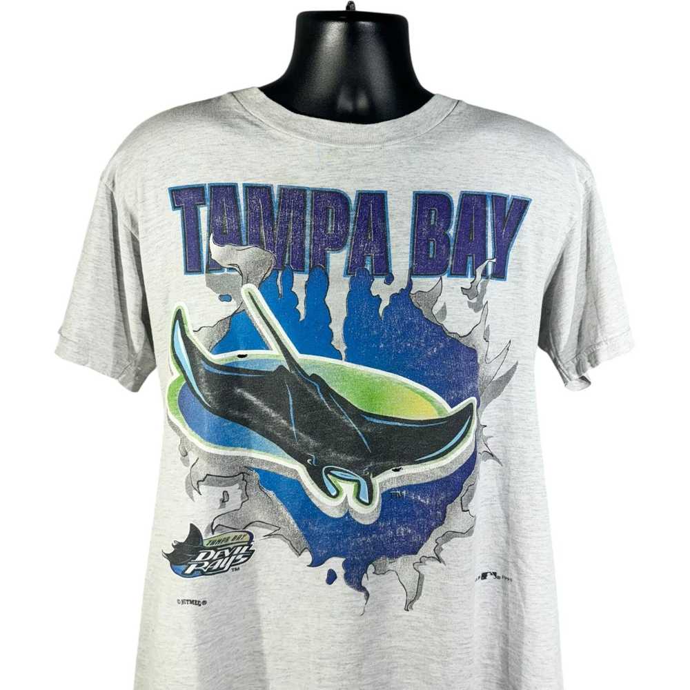 Nutmeg Vintage Nutmeg Tampa Bay Devil Rays MLB Tee - image 2