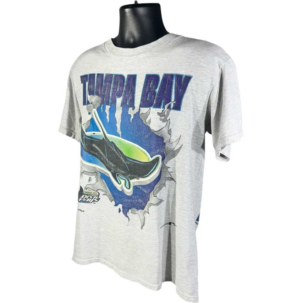 Nutmeg Vintage Nutmeg Tampa Bay Devil Rays MLB Tee - image 3