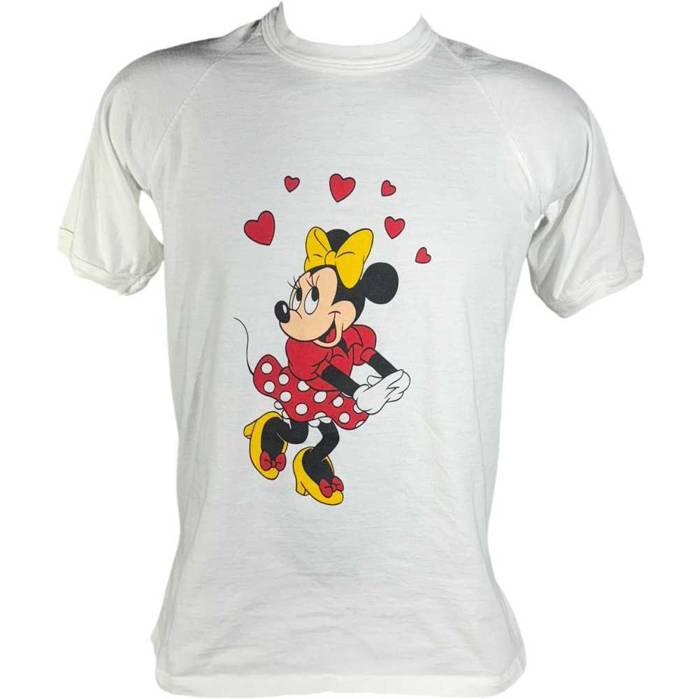 Disney Vintage Disney Minnie Mouse Heart Tee - image 1