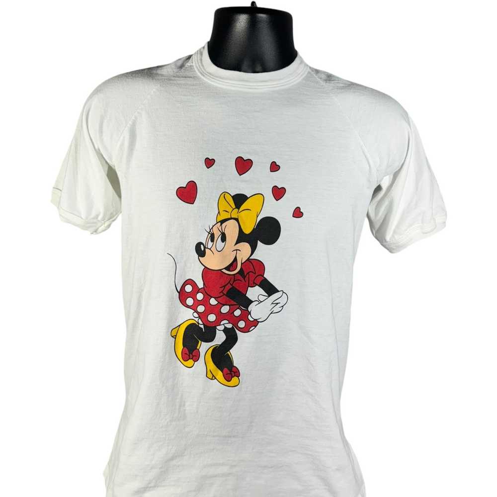 Disney Vintage Disney Minnie Mouse Heart Tee - image 2