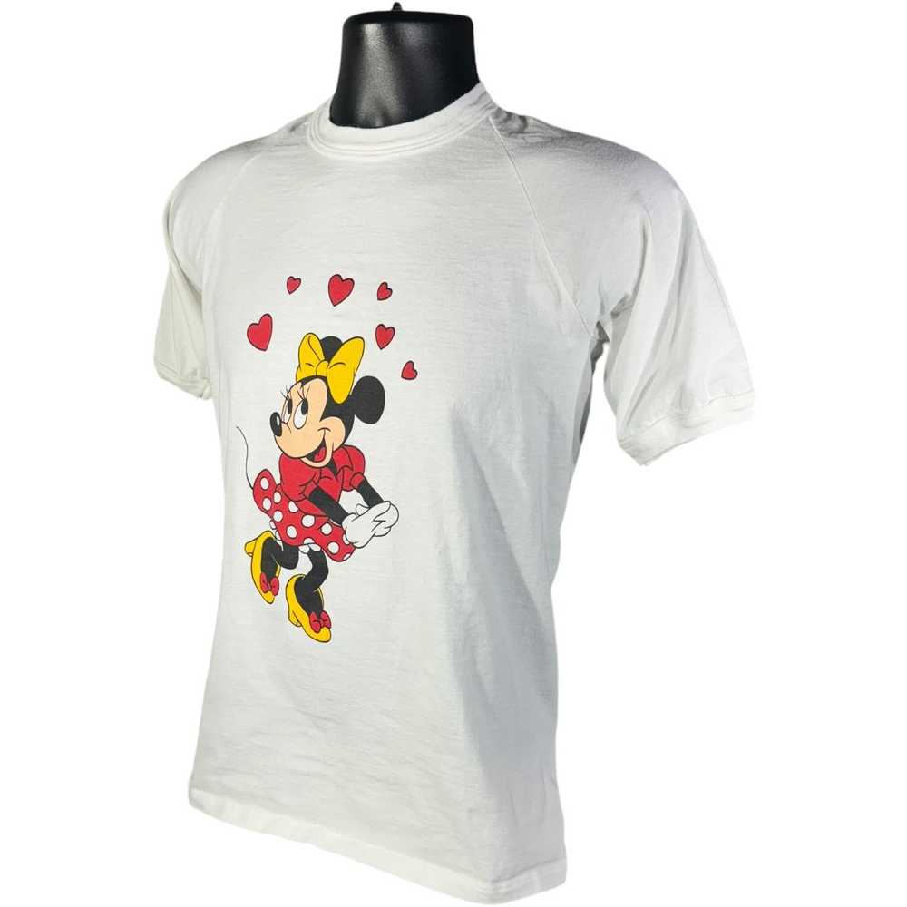 Disney Vintage Disney Minnie Mouse Heart Tee - image 3