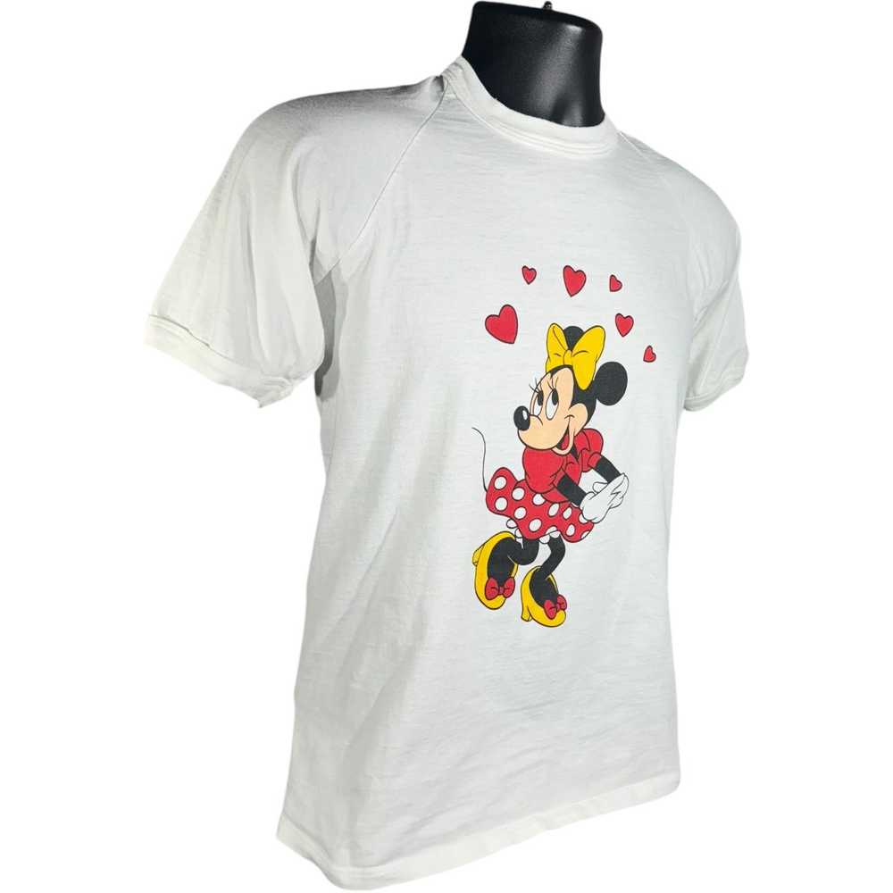 Disney Vintage Disney Minnie Mouse Heart Tee - image 4