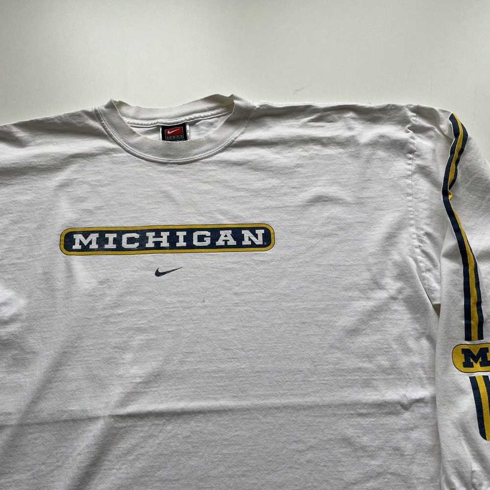 Ncaa × Nike × Vintage Vintage 90s Nike Michigan W… - image 2