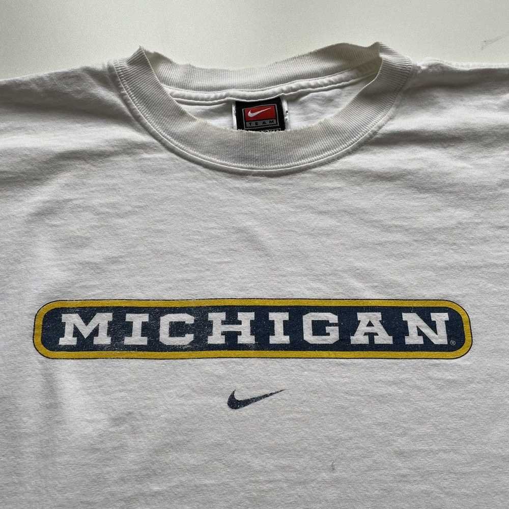 Ncaa × Nike × Vintage Vintage 90s Nike Michigan W… - image 3