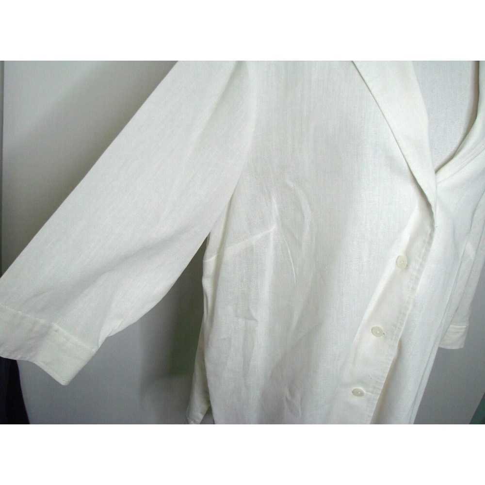 Vintage Maggie McNaughton Womens 2X Linen Blazer … - image 3