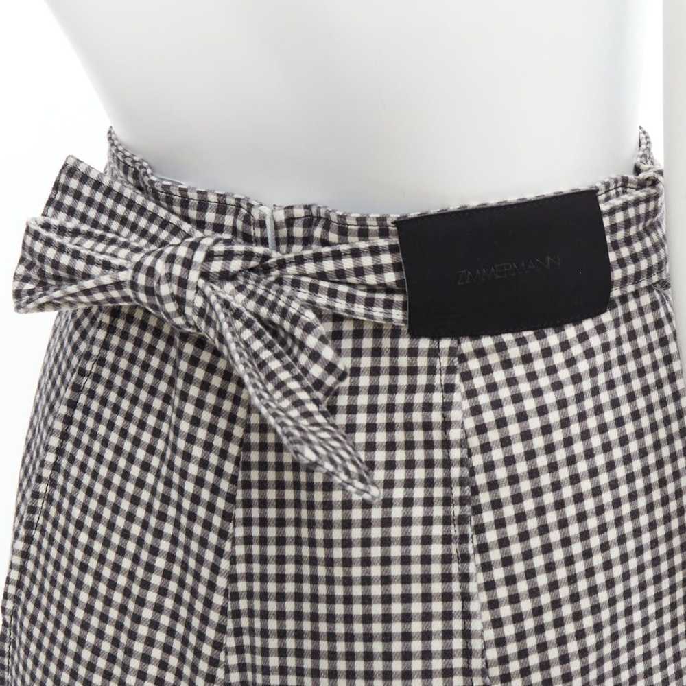 Zimmermann ZIMMERMANN black white gingham print h… - image 2