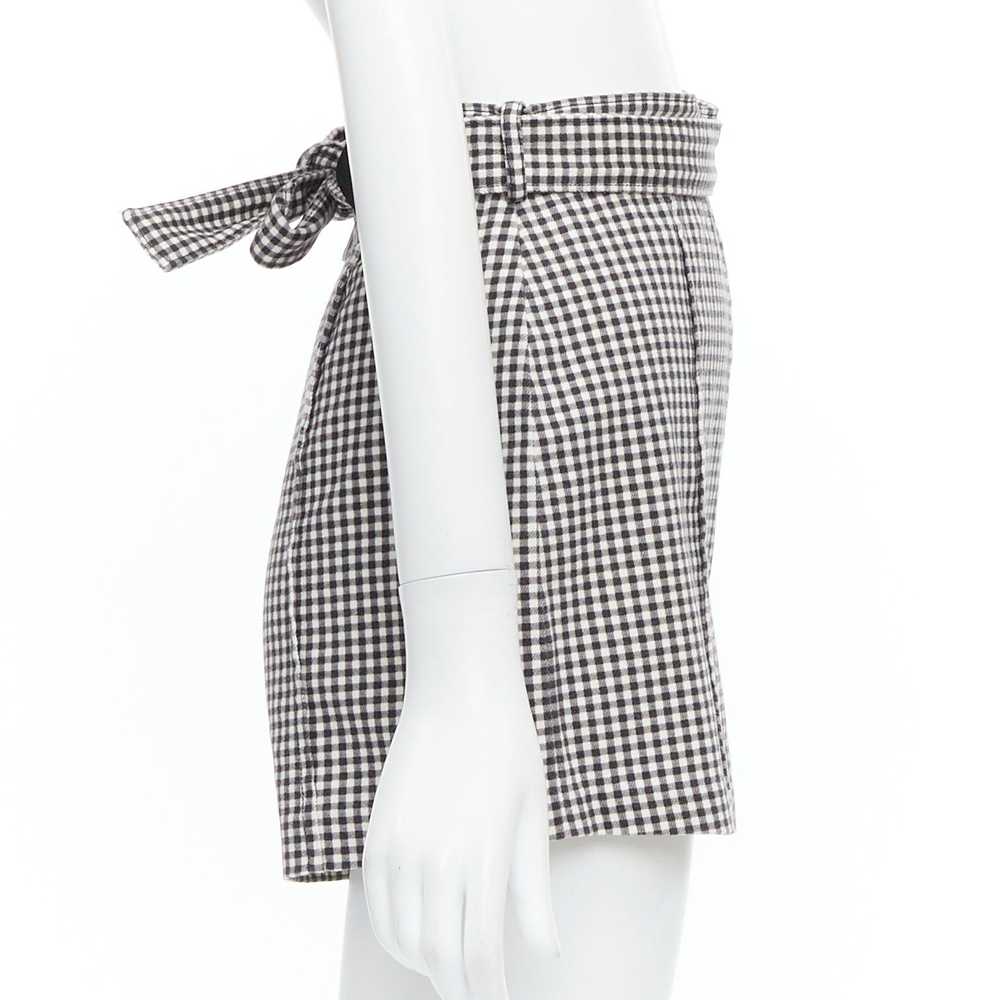 Zimmermann ZIMMERMANN black white gingham print h… - image 4