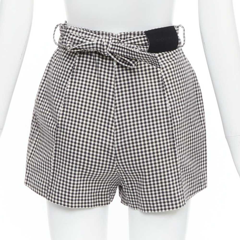 Zimmermann ZIMMERMANN black white gingham print h… - image 5