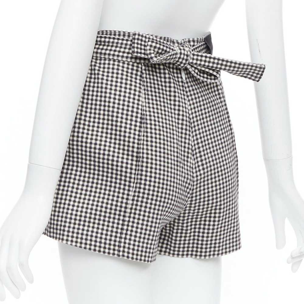 Zimmermann ZIMMERMANN black white gingham print h… - image 6