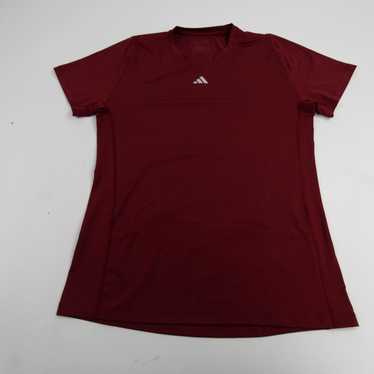 adidas Short Sleeve Shirt Women's Maroon Used - image 1