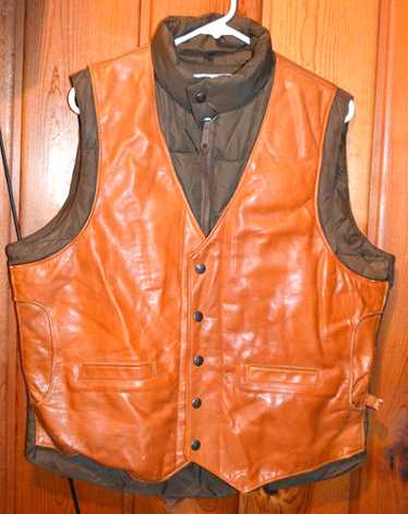 Schott Down Filled Lambskin Vest 204DV