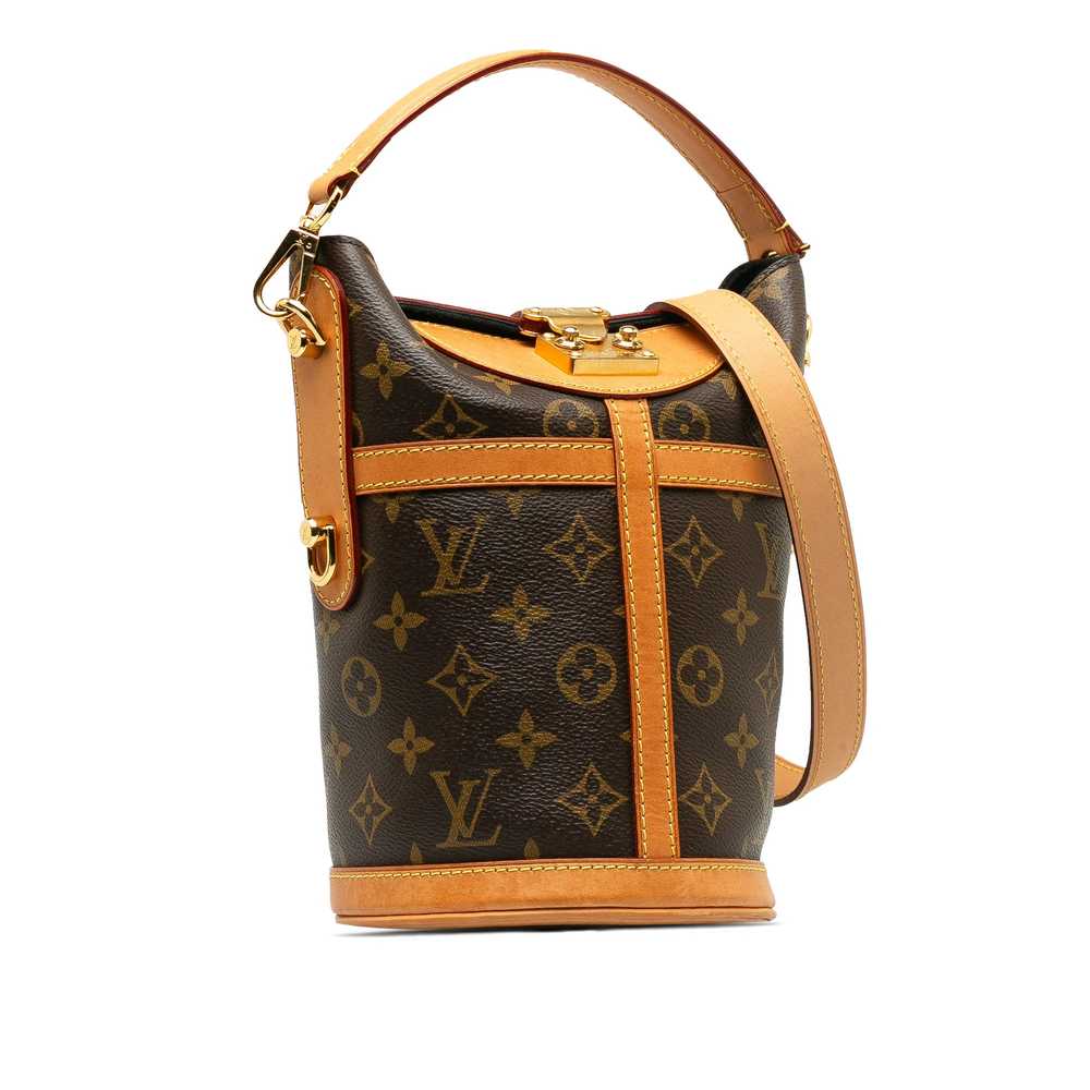 Brown Louis Vuitton Monogram Duffle Bucket Bag - image 2