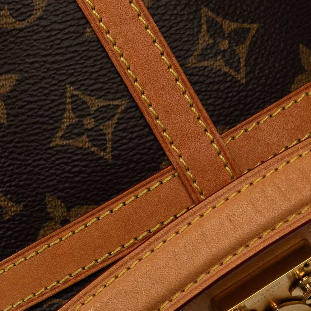 Brown Louis Vuitton Monogram Duffle Bucket Bag - image 8