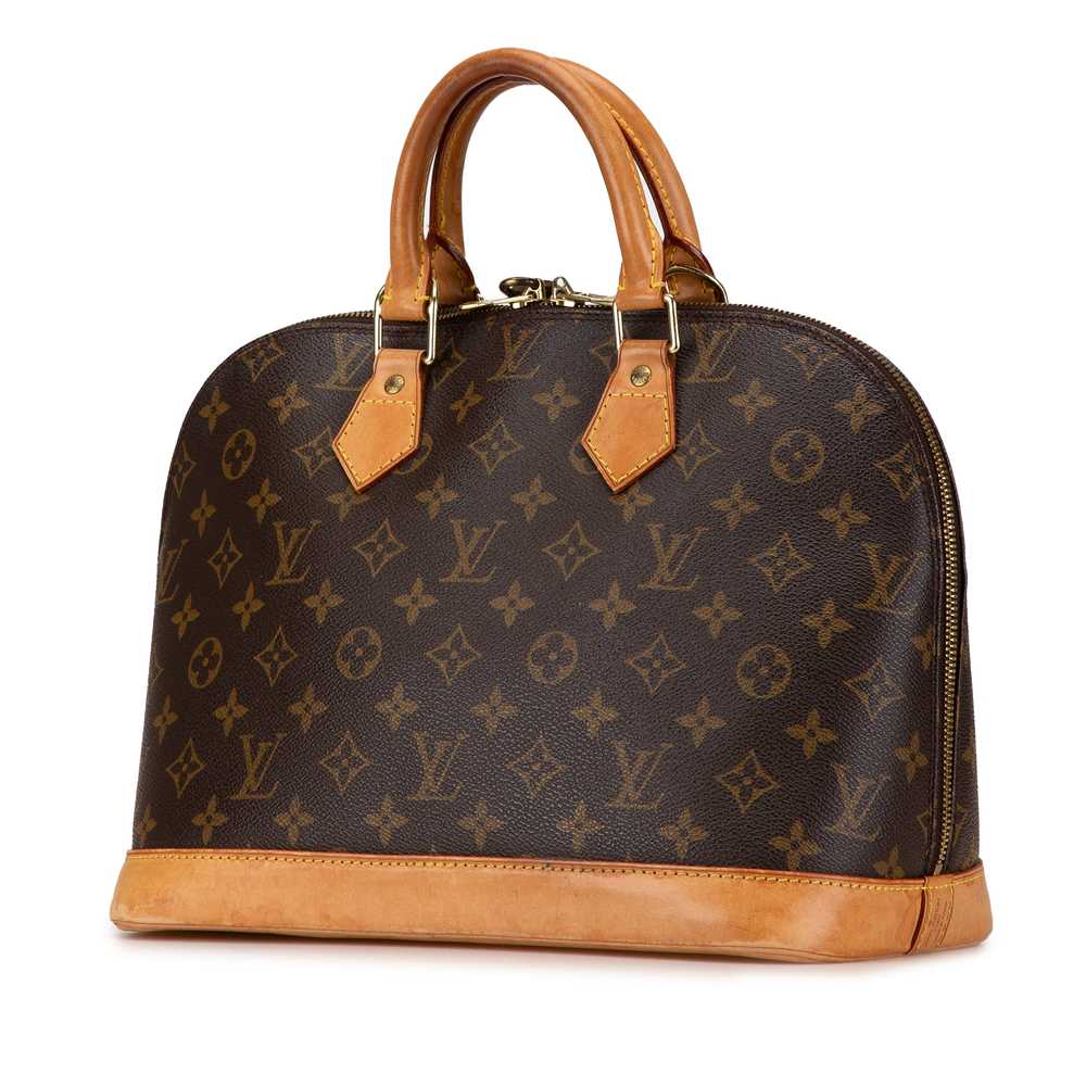 Brown Louis Vuitton Monogram Alma PM Handbag - image 2