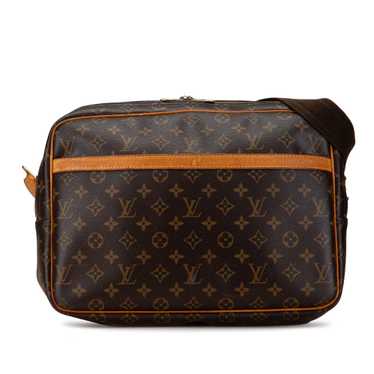 Brown Louis Vuitton Monogram Reporter GM Crossbody