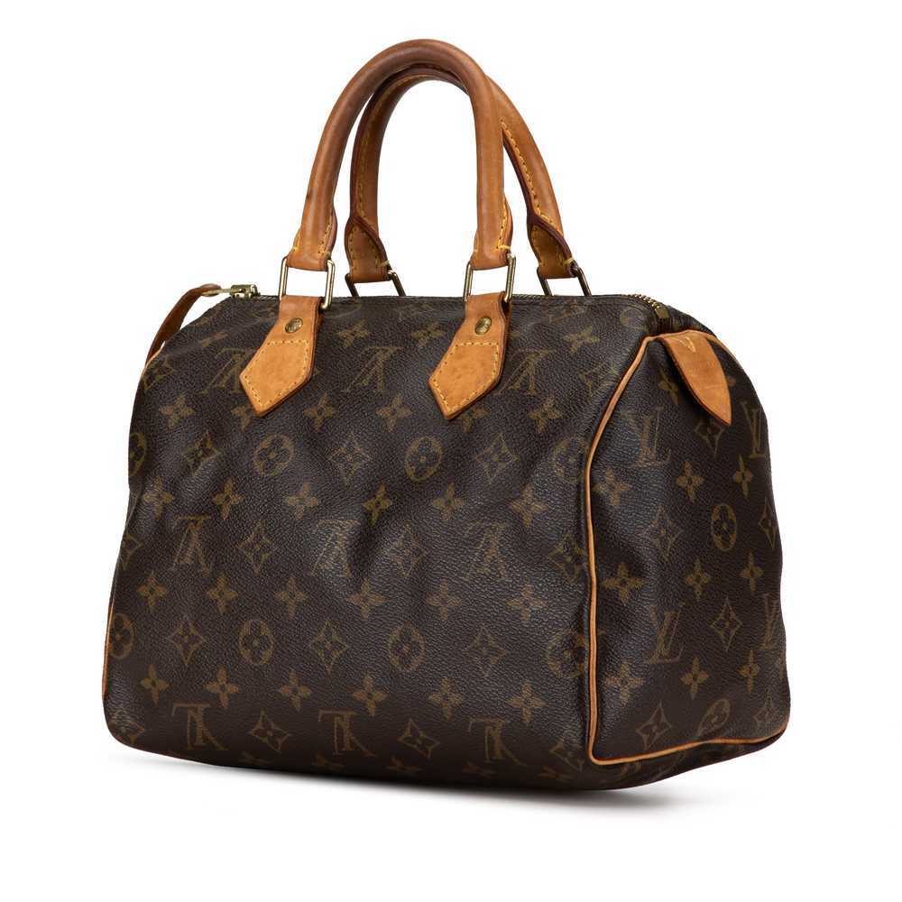 Brown Louis Vuitton Monogram Speedy 25 Boston Bag - image 2