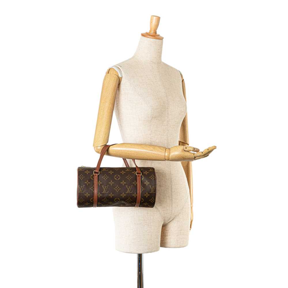 Brown Louis Vuitton Monogram Papillon 26 Handbag - image 7