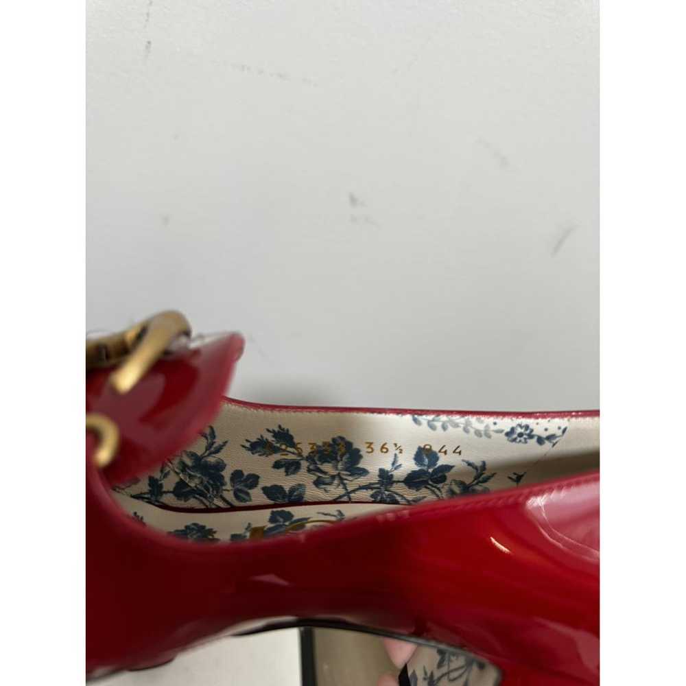 Gucci Malaga patent leather heels - image 7