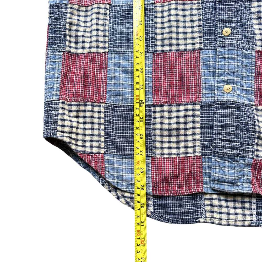 90s Nautica patchwork button down medium - image 3