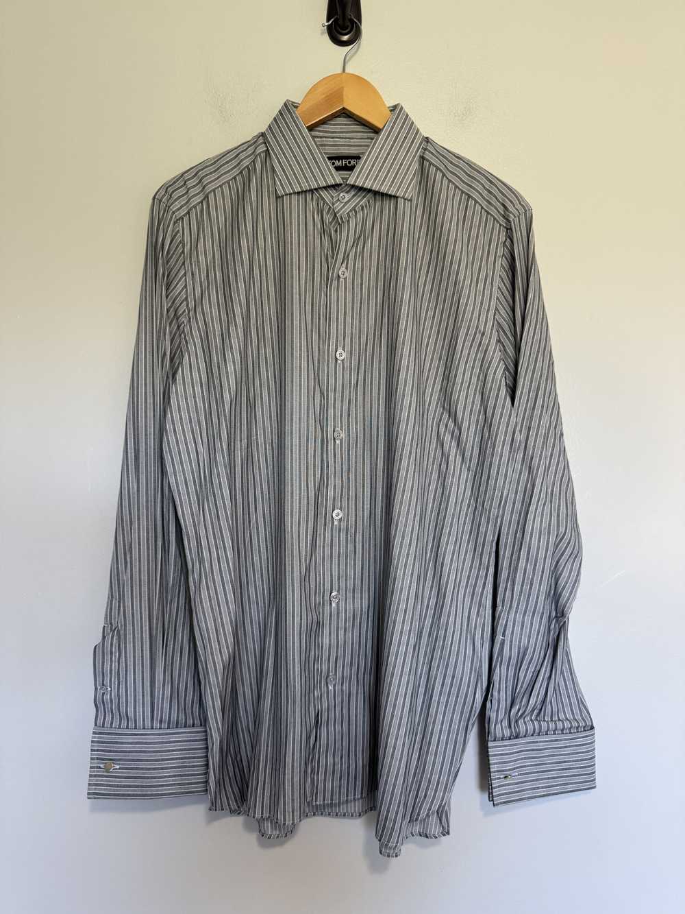 Tom Ford Tom Ford Stripe Button Shirt Size 41 / 16 - image 1