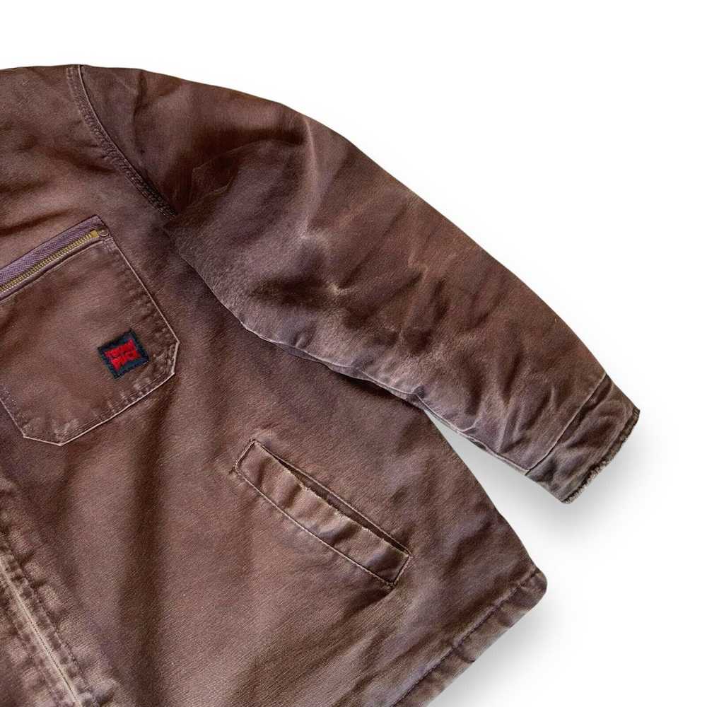 Carhartt × Vintage VTG Tough Duck Washed Lined Sa… - image 2