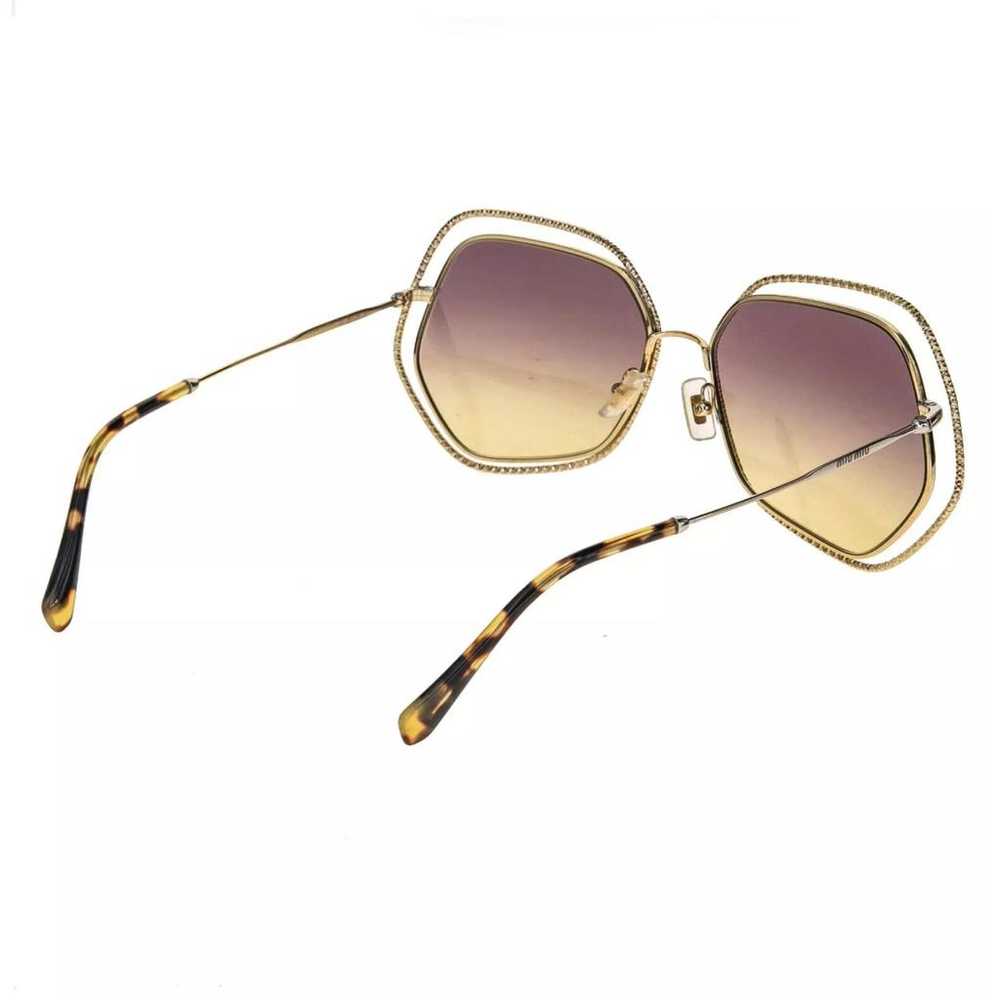 Miu Miu Oversized sunglasses - image 3