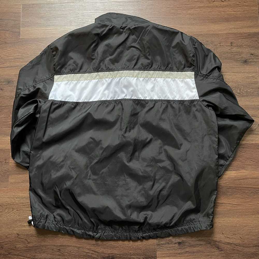 Nike Vtg Nike Nylon Jacket Logo 90s Y2K Black Men… - image 12