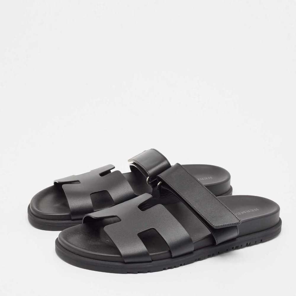 Hermès Patent leather sandal - image 2