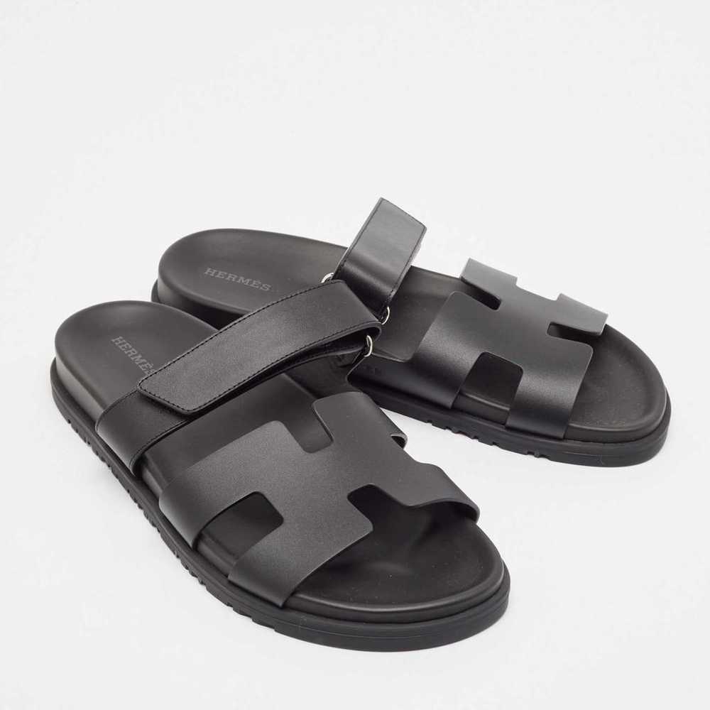 Hermès Patent leather sandal - image 3