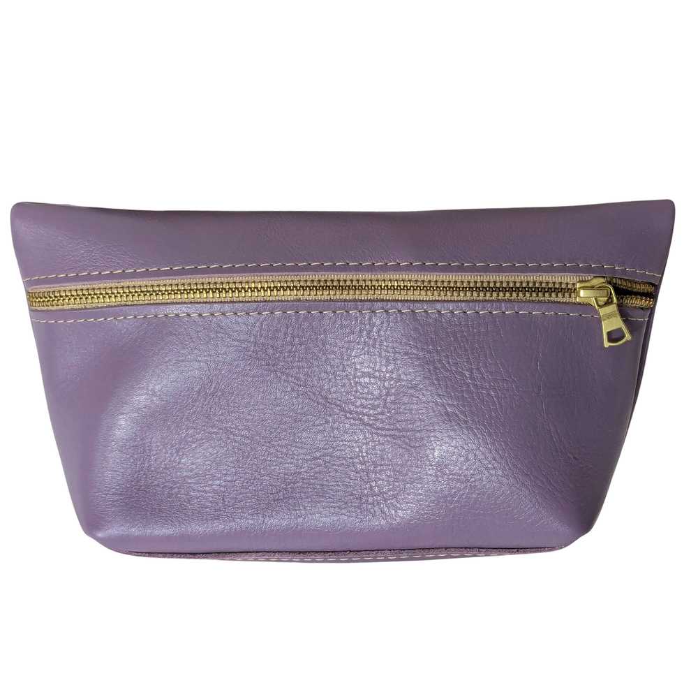 Portland Leather 'Almost Perfect' Makeup Bag Myst… - image 1