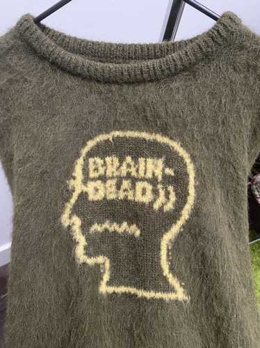 Brain Dead Brain Dead Alpaca Wool Uni Logo Knit