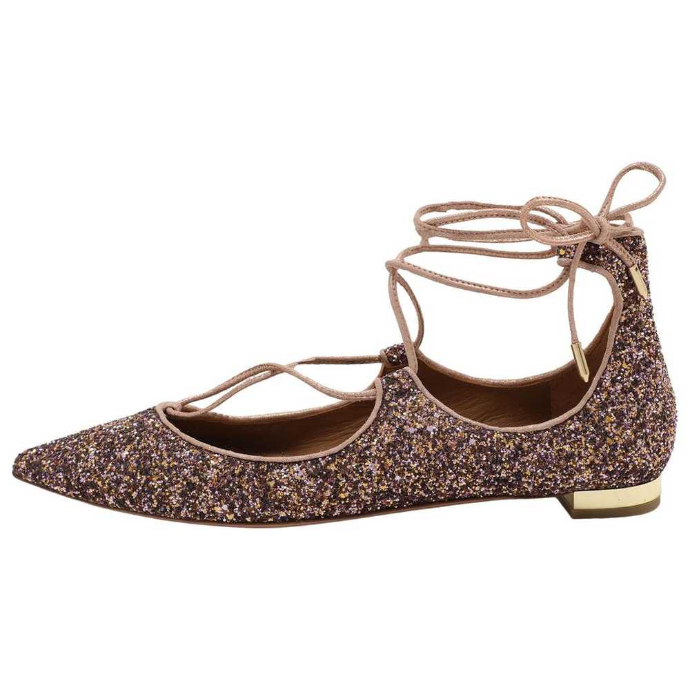 Aquazzura Glitter flats - image 1